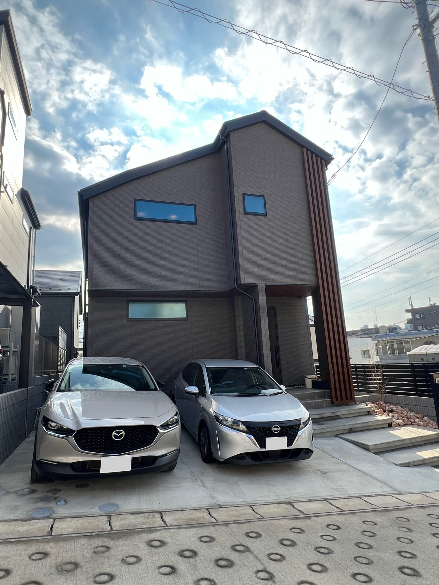 収納力抜群。スキップフロアのある家